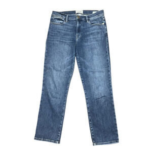 Frame Le High Straight Jeans Size 29 Blue cropped Fall  $225